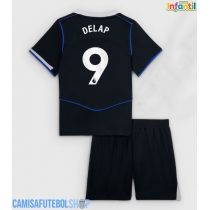 Camisa de time de futebol Chelsea Liam Delap #9 Replicas 3º Equipamento Infantil 2025-26 Manga Curta (+ Calças curtas)